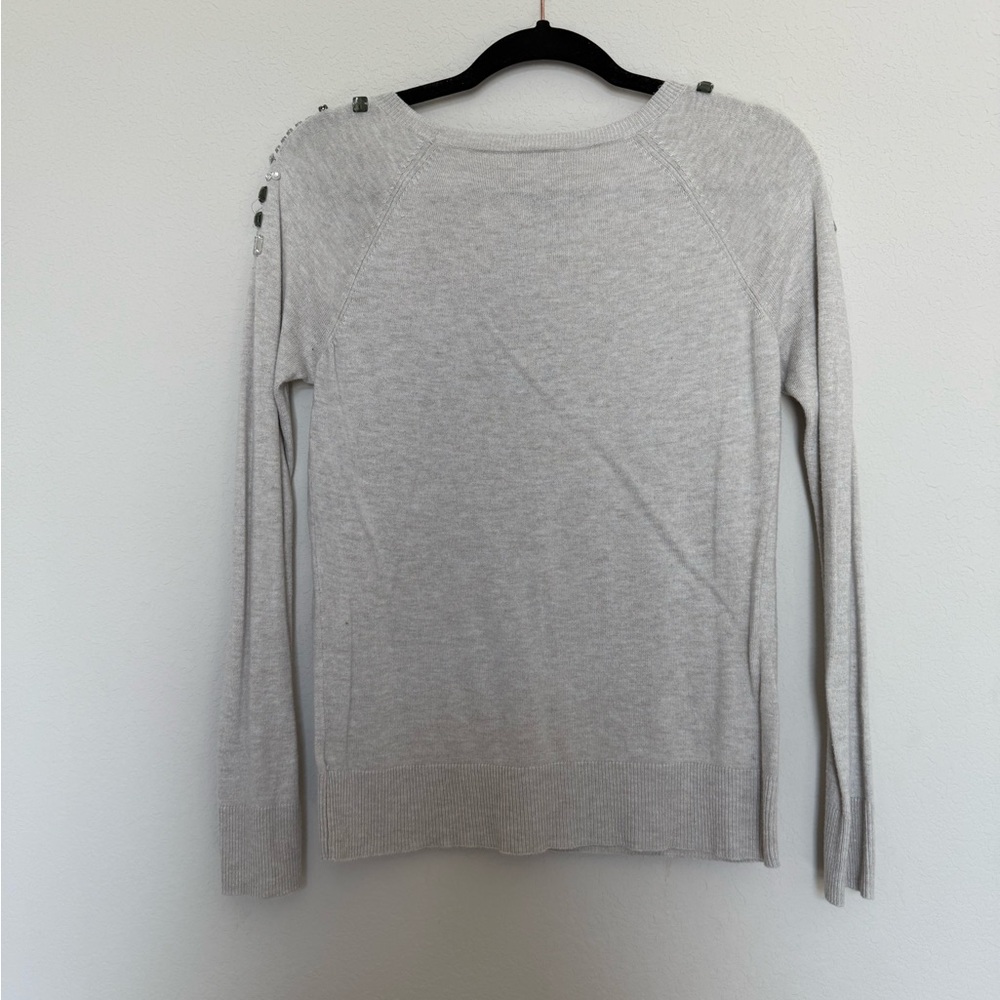 Merona Jeweled Shoulder Light Sweater - Picture 5 of 10